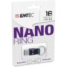 Clé USB 3.0 Emtec T100 Nano Ring - 16Go (Noir)