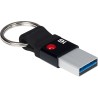 Clé USB 3.0 Emtec T100 Nano Ring - 16Go (Noir)