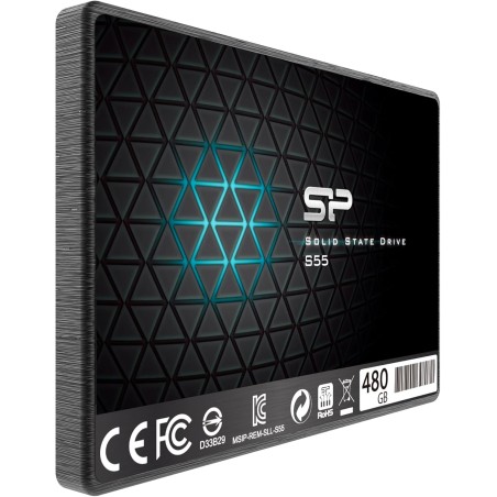 Disque SSD Silicon Power Slim S55 480Go - S-ATA 2,5