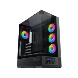 Boitier Moyen Tour ATX Xigmatek Vision Pro RGB avec panneaux vitrés (Noir)