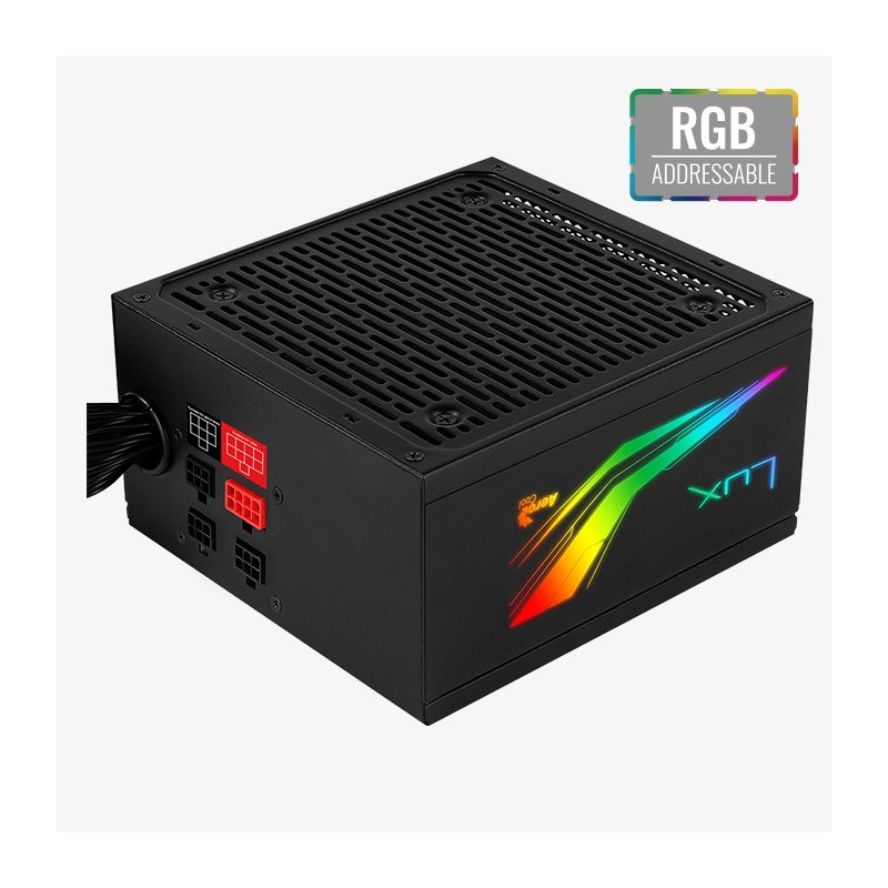 Alimentation ATX AeroCool Lux RGB - 550W (Noir)