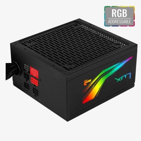 Alimentation ATX AeroCool Lux RGB - 550W (Noir)