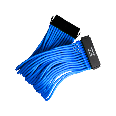 Câble d'extension (Rallonge) Xigmatek iCable VGA - 1x PCIe 6+2 pins (Bleu)