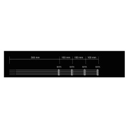 Cable Modulaire be quiet! CS-3640 - 4x S-ATA (Noir)