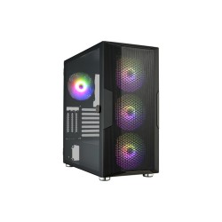 Boitier Moyen Tour ATX FSP CUT592 RGB avec panneau vitré (Noir)