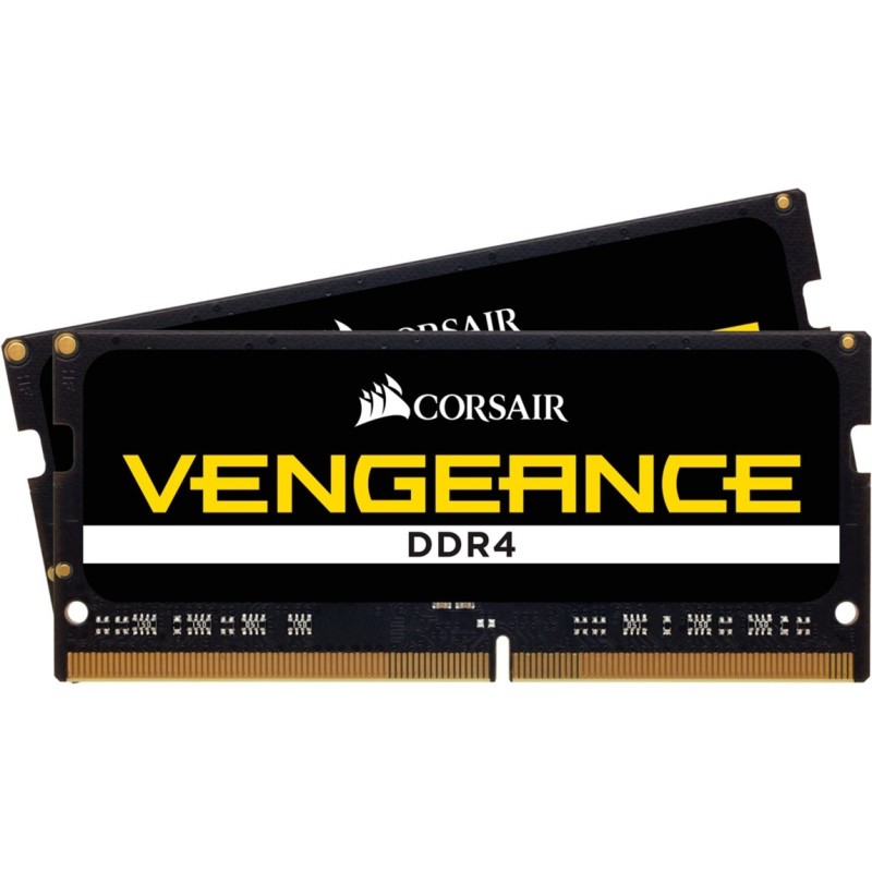 Kit Barrettes mémoire SODIMM DDR4 Corsair Vengeance  2667Mhz 16Go (2x8Go) (Noir)