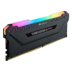 Kit Barrettes mémoire 32Go (2x16Go) DIMM DDR4 Corsair Vengeance Pro RGB  3600Mhz (Noir)