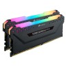 Kit Barrettes mémoire 32Go (2x16Go) DIMM DDR4 Corsair Vengeance Pro RGB  3600Mhz (Noir)