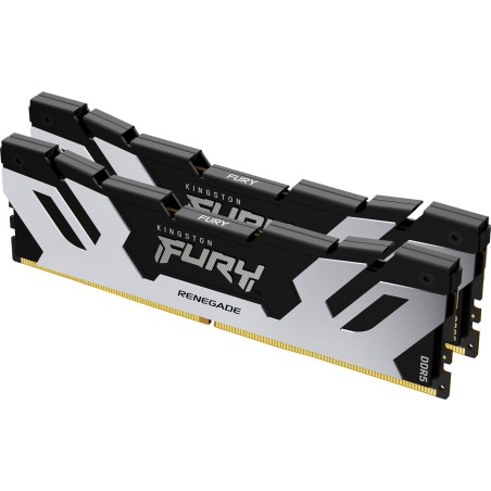 Kit Barrettes mémoire 32Go (2x16Go) DIMM DDR5 Kingston Fury Renegade  6400MHz (Noir)