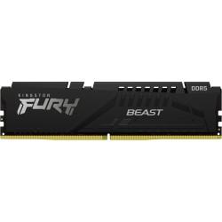 Barrette mémoire 32Go DIMM DDR5 Kingston Fury Beast  5200MHz (Noir)