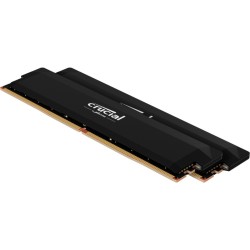 Kit Barrettes mémoire 32Go (2x16Go) DIMM DDR5 Crucial Pro Overclocking 6000MHz (Noir)