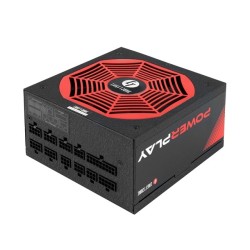 Alimentation ATX Chieftec Chieftronic Power Play GPU-1050FC - 1050W (Noir/Rouge)