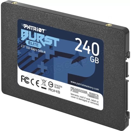 Disque SSD Patriot Burst Elite 240Go - S-ATA 2,5