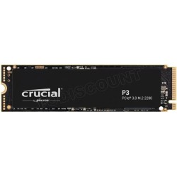 Disque SSD Crucial P3 500Go - NVMe M.2 Type 2280