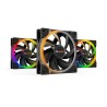 Lot de 3 Ventilateurs de boitier be quiet! Light Wings RGB - 12cm (Noir)