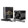 Lot de 3 Ventilateurs de boitier be quiet! Light Wings RGB - 12cm (Noir)