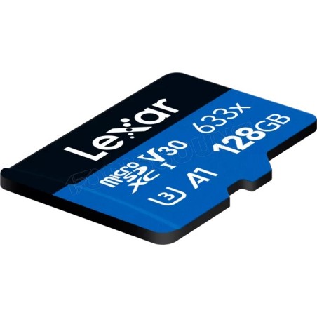 Carte mémoire Micro SD Lexar 633x - 128Go avec adaptateur