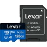 Carte mémoire Micro SD Lexar 633x - 128Go avec adaptateur