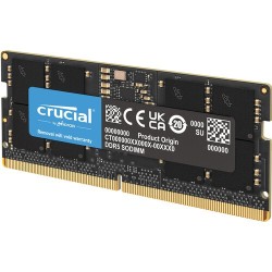 Barrette mémoire SODIMM DDR5 16Go Crucial  4800Mhz (Noir)