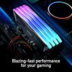 Kit Barrettes mémoire 32Go (2x16Go) DIMM DDR4 Lexar Ares RGB  3600Mhz (Noir)