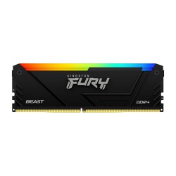 Barrette mémoire 16Go DIMM DDR4 Kingston Fury Beast RGB 3600MHz CL17 (Noir)