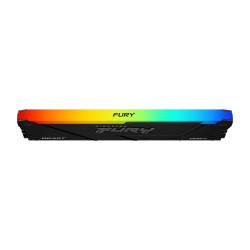 Barrette mémoire 16Go DIMM DDR4 Kingston Fury Beast RGB 3600MHz CL17 (Noir)