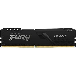 Barrette mémoire 8Go DIMM DDR4 Kingston Fury Beast  3600Mhz (Noir)