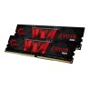 Kit Barrettes mémoire 16Go (2x8Go) DIMM DDR4 G.Skill Aegis  3200Mhz (Noir/Rouge)