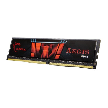 Barrette mémoire 8Go DIMM DDR4 G.Skill Aegis  2400Mhz (Noir et Rouge)