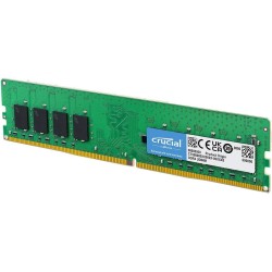 Barrette mémoire 8Go DIMM DDR4 Crucial  3200Mhz (Vert)