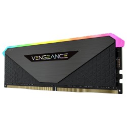 Kit Barrettes mémoire 32Go (2x16Go) DIMM DDR4 Corsair Vengeance RT RGB  3600Mhz (Noir)