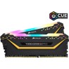 Kit Barrettes mémoire 32Go (2x16Go) DIMM DDR4 Corsair Vengeance Pro Tuf Edition RGB  3200Mhz (Noir)