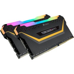 Kit Barrettes mémoire 32Go (2x16Go) DIMM DDR4 Corsair Vengeance Pro Tuf Edition RGB  3200Mhz (Noir)