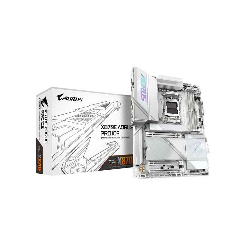 Carte Mère Gigabyte X870E Aorus Pro Ice (AMD AM5)