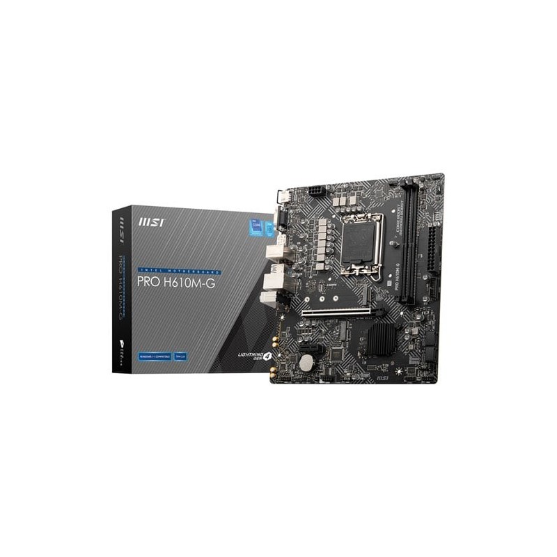 Carte Mère MSI Pro H610M-G DDR5 (Intel LGA 1700) Micro ATX