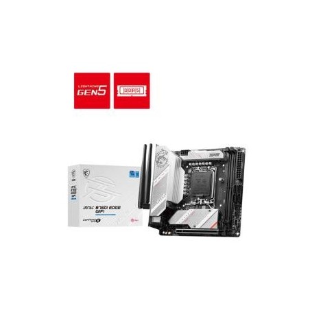 Carte Mère MSI MPG B760I Edge WiFi DDR5 (Intel LGA 1700) Mini ITX