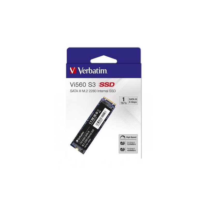 Disque SSD Verbatim Vi560 S3 1To  - S-ATA M.2 Type 2280