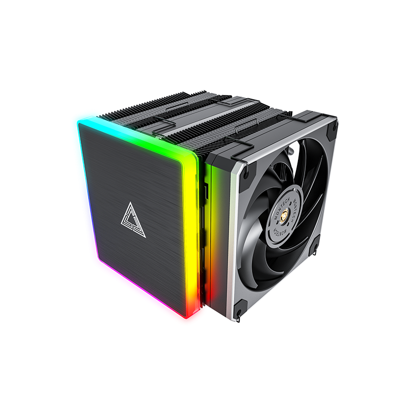 Ventilateur pour processeur Montech Metal DT24 Premium RGB (Noir)