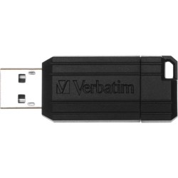 Clé USB 3.2 Verbatim PinStripe - 64Go (Noir)