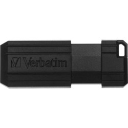 Clé USB 3.2 Verbatim PinStripe - 64Go (Noir)