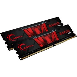 Kit Barrettes mémoire 32Go (2x16Go) DIMM DDR4 G.Skill Aegis  3200Mhz (Noir/Rouge)