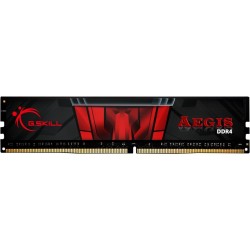 Kit Barrettes mémoire 32Go (2x16Go) DIMM DDR4 G.Skill Aegis  3200Mhz (Noir/Rouge)