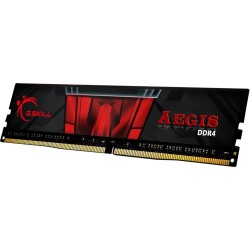 Kit Barrettes mémoire 32Go (2x16Go) DIMM DDR4 G.Skill Aegis  3200Mhz (Noir/Rouge)