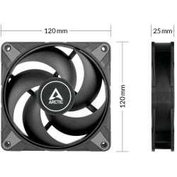 Ventilateur de boitier Arctic P12 Max - 12cm (Noir)