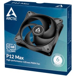 Ventilateur de boitier Arctic P12 Max - 12cm (Noir)