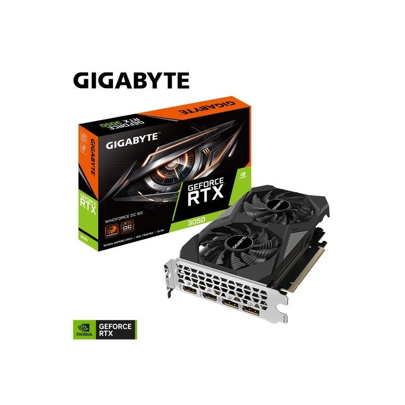 Carte Graphique Nvidia Gigabyte GeForce RTX 3050 Windforce OC 6Go