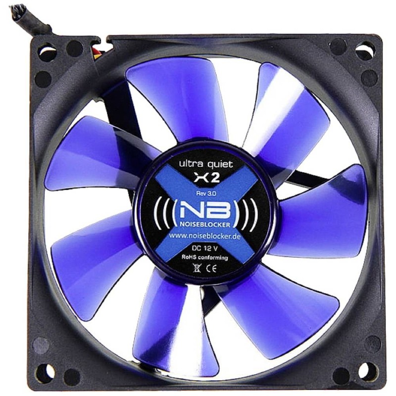 Ventilateur de boitier Noiseblocker X-2 80mm