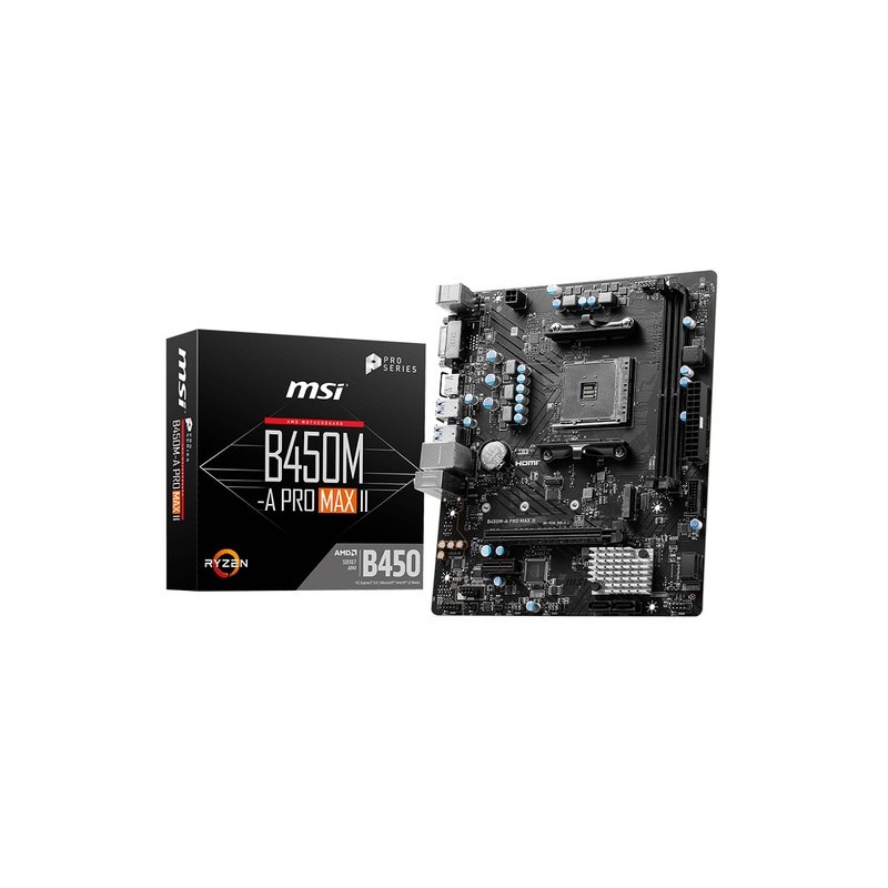 Carte Mère MSI B450M-A Pro Max II (AM4) Micro ATX