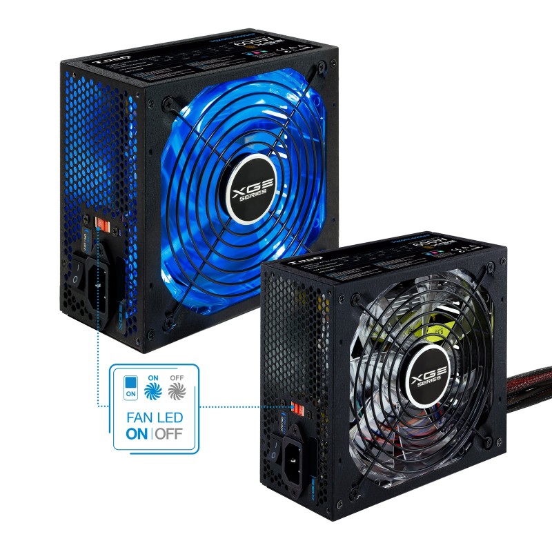 Alimentation ATX TooQ Xtreme Gaming Energy II - 600W (Noir)