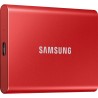 Disque SSD NVMe externe Samsung T7 - 2To  (Rouge)